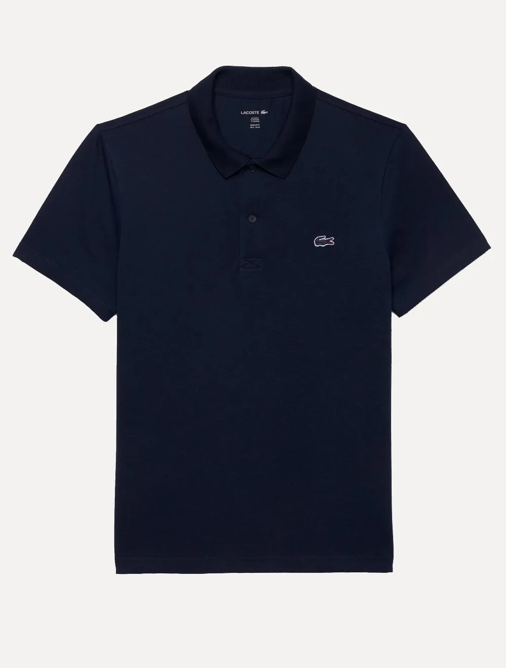 Polo Lacoste Masculina Regular Fit Pufe Azul Marinho