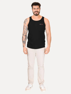 Regata Tommy Jeans Masculina Slim Entry Graphiv Tank Ext Preta