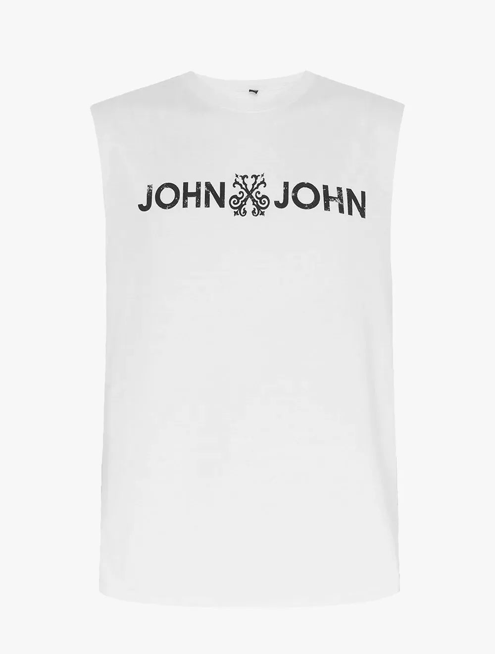 Regata John John Masculina JJ Logo Branca