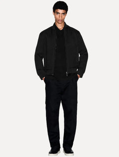 Polo Armani Exchange Regular Fit Light Logo Milano Preta