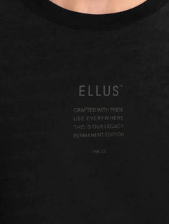 Camiseta Ellus Masculina Pima Cotton Timeless Clothing Classic Preta