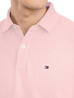 Polo Tommy Hilfiger Masculina Coupe Sur Ivy Rosa