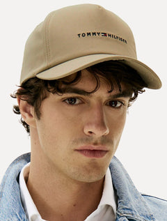 Boné Tommy Hilfiger Masculino Foundation 6 Panel Cáqui