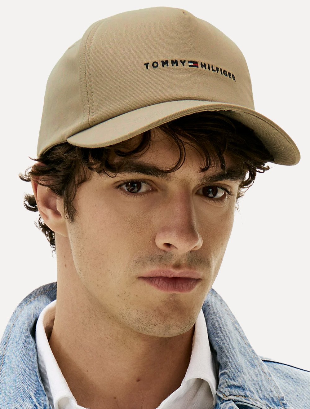 Boné Tommy Hilfiger Masculino Foundation 6 Panel Cáqui