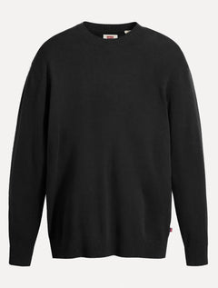 Suéter Levis Masculino Crewneck Red Tab Preto