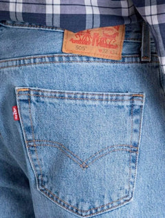 Calça Jeans Levis 505 Regular Light Wash Clara