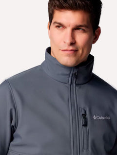 Jaqueta Columbia Masculina Nexgen Ascender Softshell Cinza