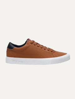 Tênis Tommy Hilfiger Masculino Couro Greg 1A Marrom