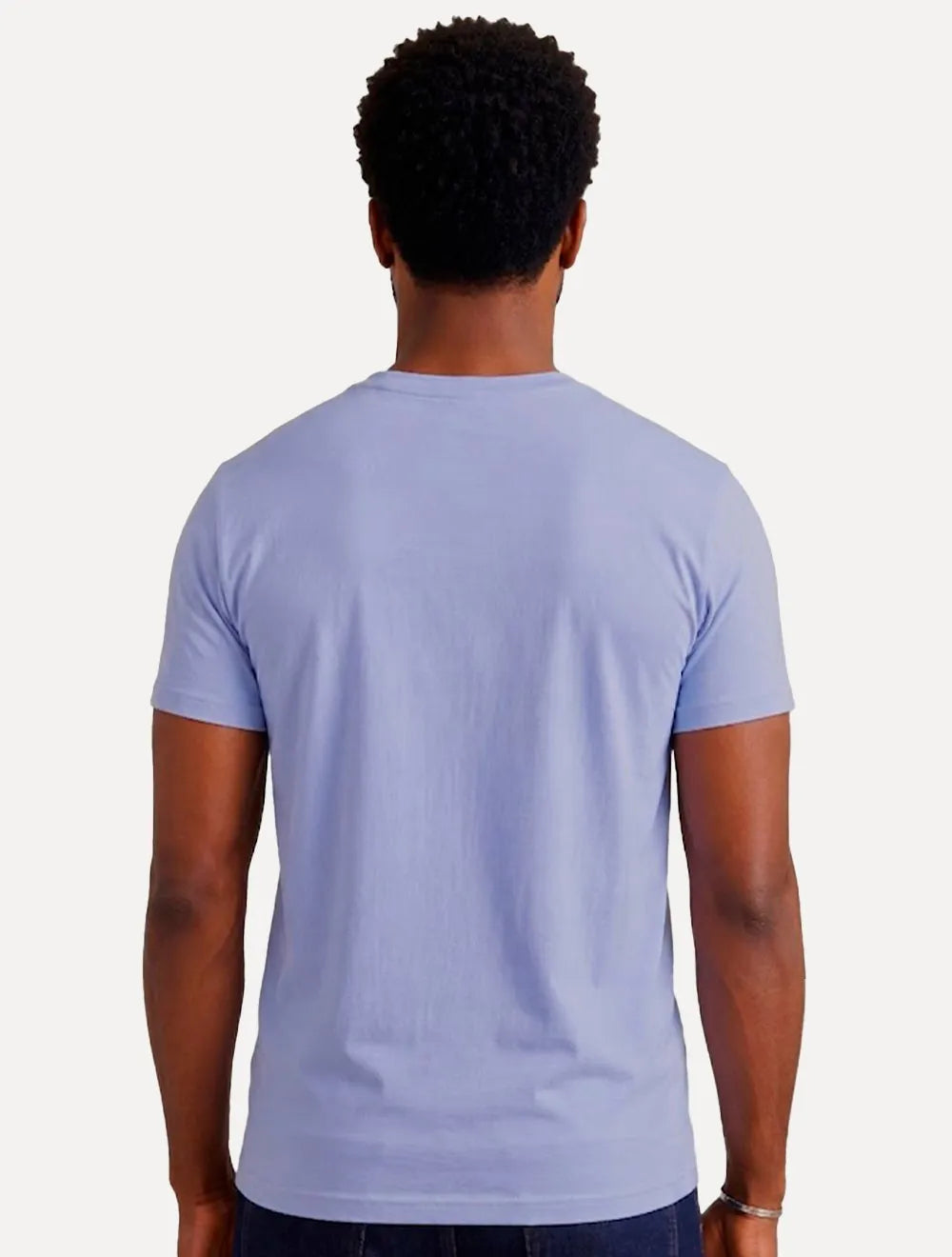 Camiseta Aramis Masculina Basic Lisa Mono Icon Chumbo Claro