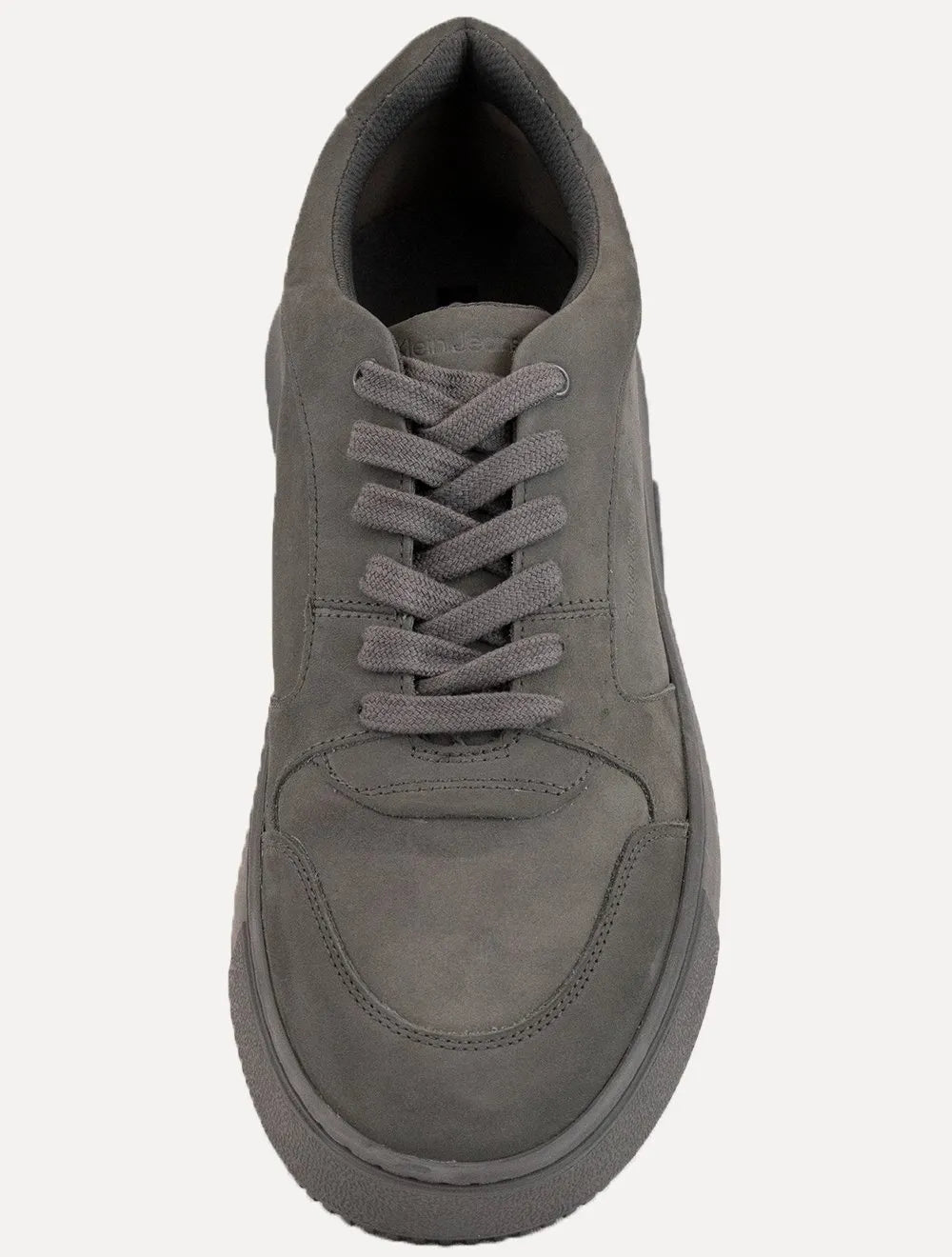 Tênis Calvin Klein Masculino Couro Chunky Unicolor Chumbo