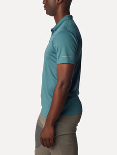 Polo Columbia Masculina Zero Rules Verde Turquesa