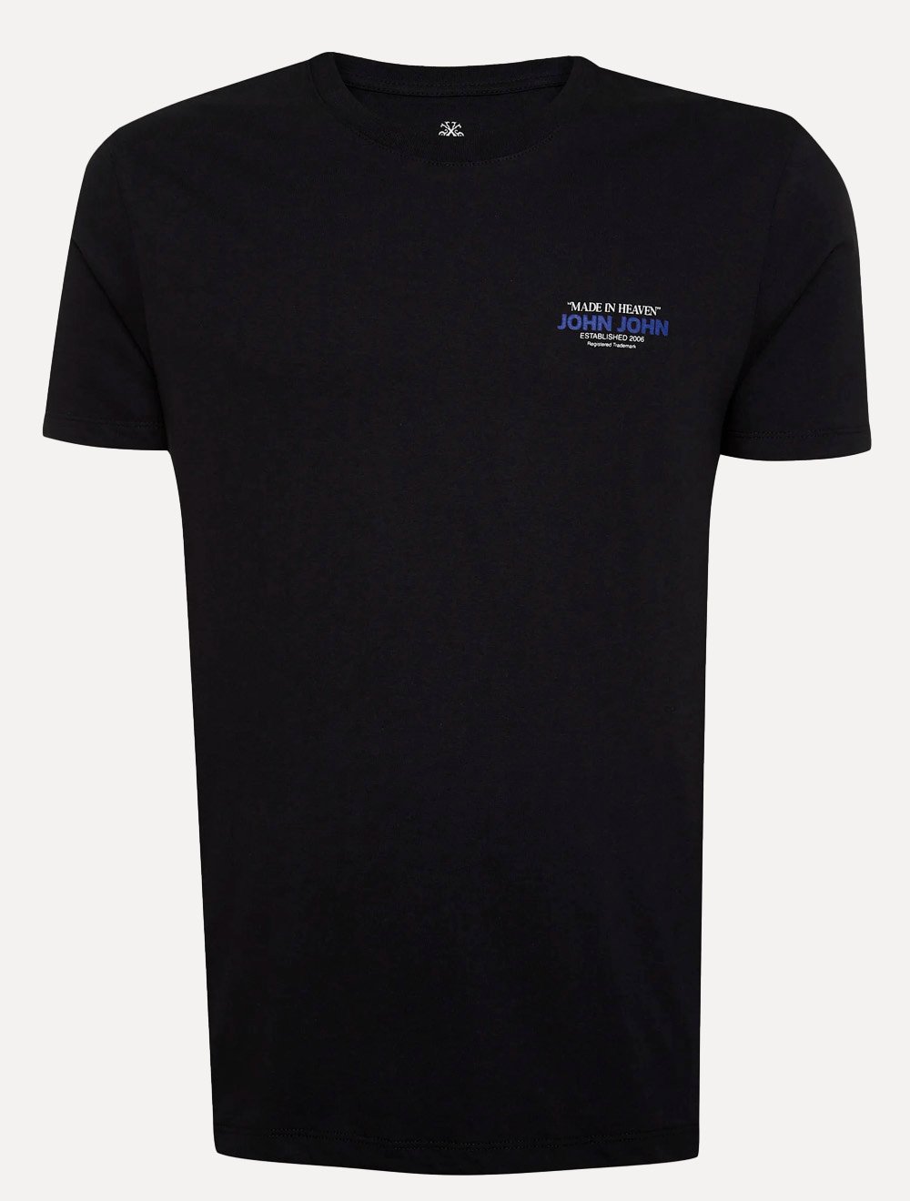 Camiseta John John Masculina Slim Fit Statement Preta