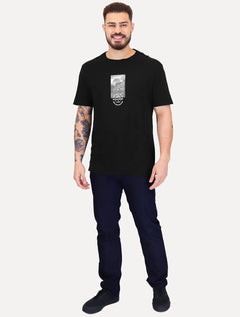 Camiseta Von der Volke Masculina Origineel AMS Holland Preta