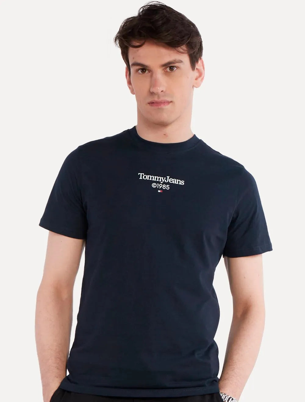 Camiseta Tommy Jeans Masculina Regular TJ 85 Entry Azul Marinho