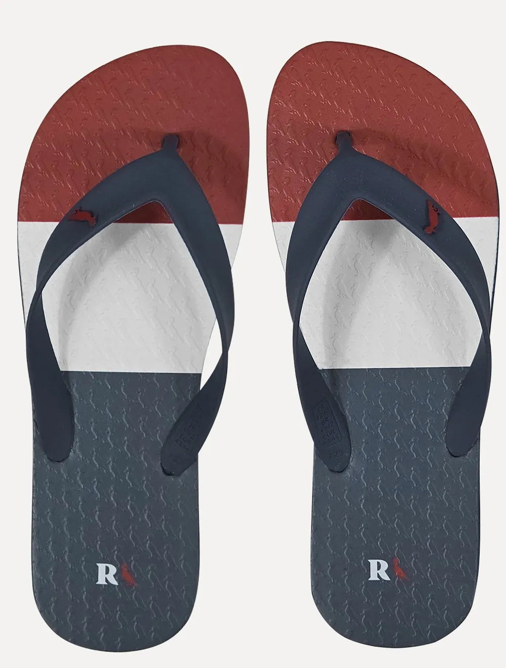 Chinelo Reserva Masculino Trancoso Classic Red/White Marinho