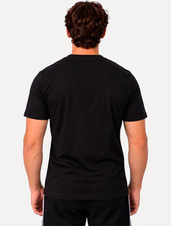 Camiseta Guess Masculina Los Angeles Dark Logo Block Preta