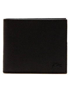 Carteira Lacoste Masculina Classic Petit Piquet Preta