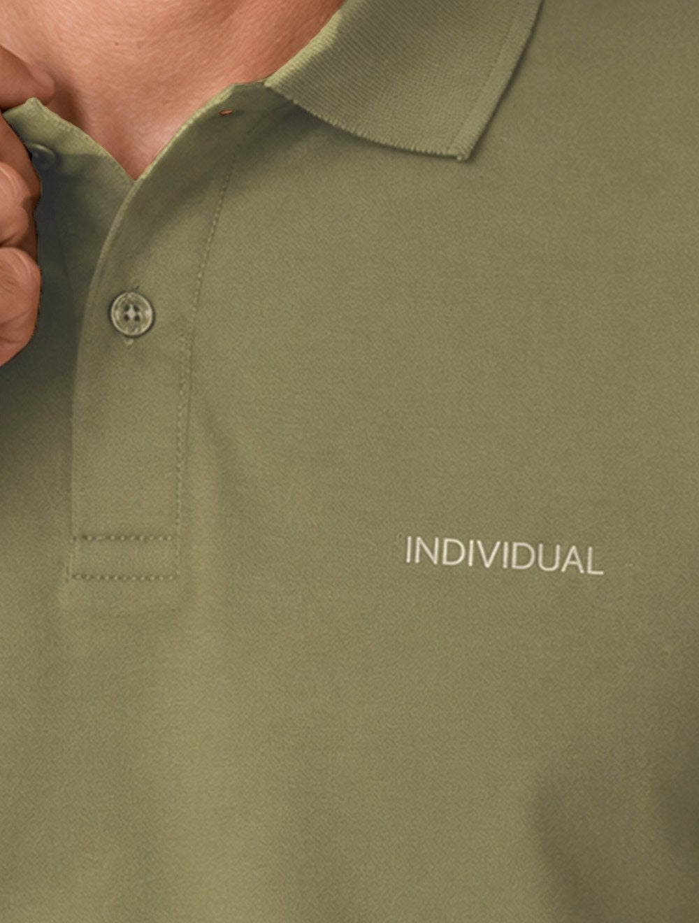 Polo Individual Masculina Comfort Pima Soft Touch Verde