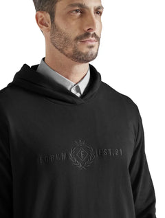 Moletom Forum Masculino New Comfort Hoodie Laurel Logo Preta
