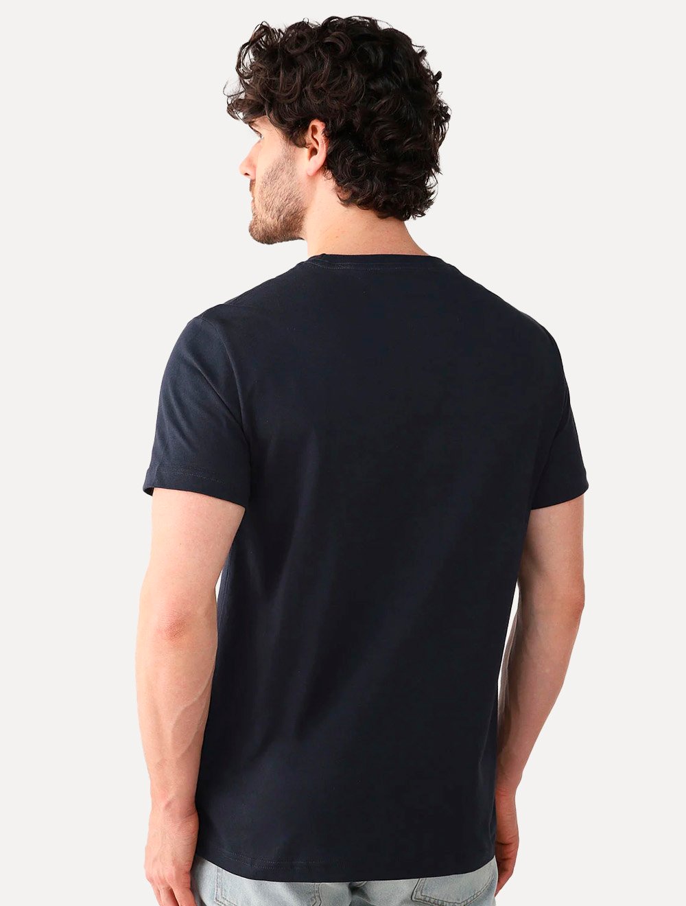 Camiseta Tommy Hilfiger Essential Cotton Tee Azul Marinho