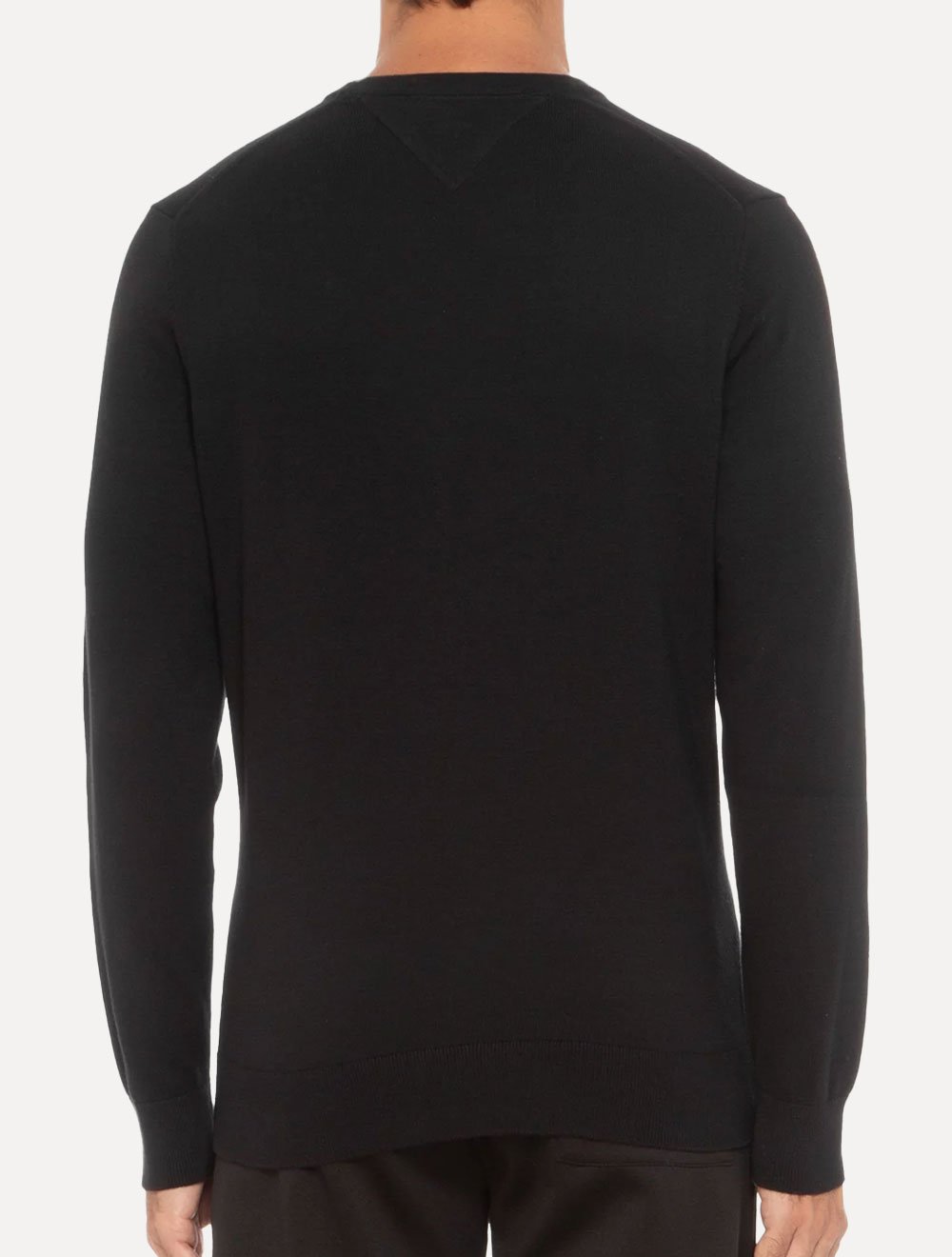Suéter Tommy Hilfiger Masculino Signature V-Neck Preto