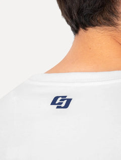 Camiseta Colcci Masculina Slim Splash Logo Branca