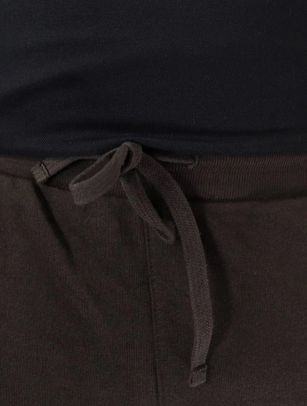 Bermuda John John Masculina Moletom New Basic Print Marrom Médio