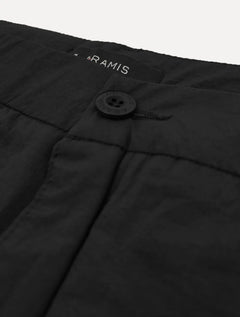 Bermuda Aramis Masculina Cargo Tec Rubber Tag Preta