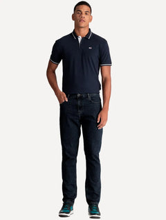 Calça Tommy Jeans Masculina Regular Straight Ryan Escura