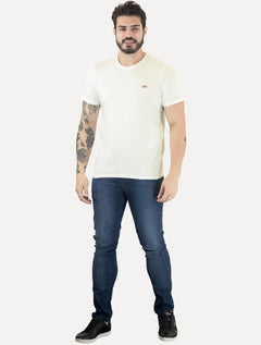Camiseta Levis Classic SS Original Housemark Lines Off-White