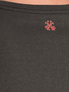 Camiseta John John Masculina Regular Fit Basic Lisa Cinza Escuro