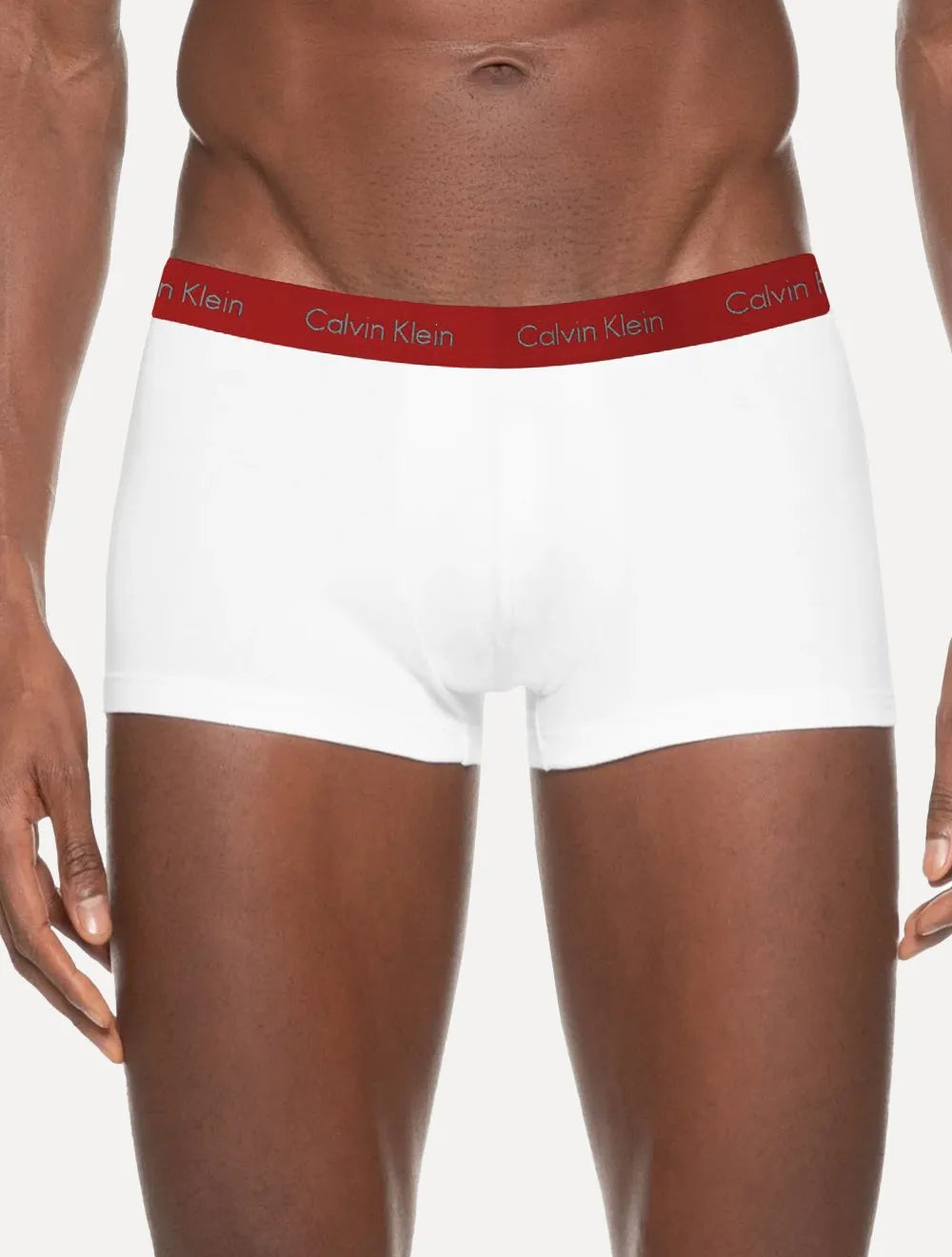 Cuecas Calvin Klein Low Rise Trunk Colors Print Branca/ Preta Pack 3UN