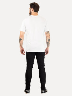 Camiseta Tommy Jeans Masculina College Graphic Branca