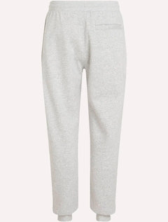 Calça Tommy Hilfiger Masculina Moletom Regular Flag Logo Cinza Mescla