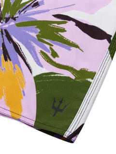 Bermuda Osklen Masculina D'Água Surf Aguapé Light Big Rosa Off-White