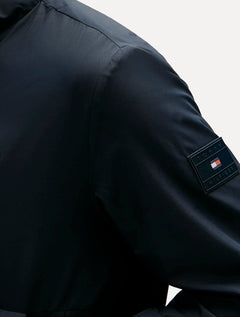 Jaqueta Tommy Hilfiger Branded Rubber Blouson Azul Marinho