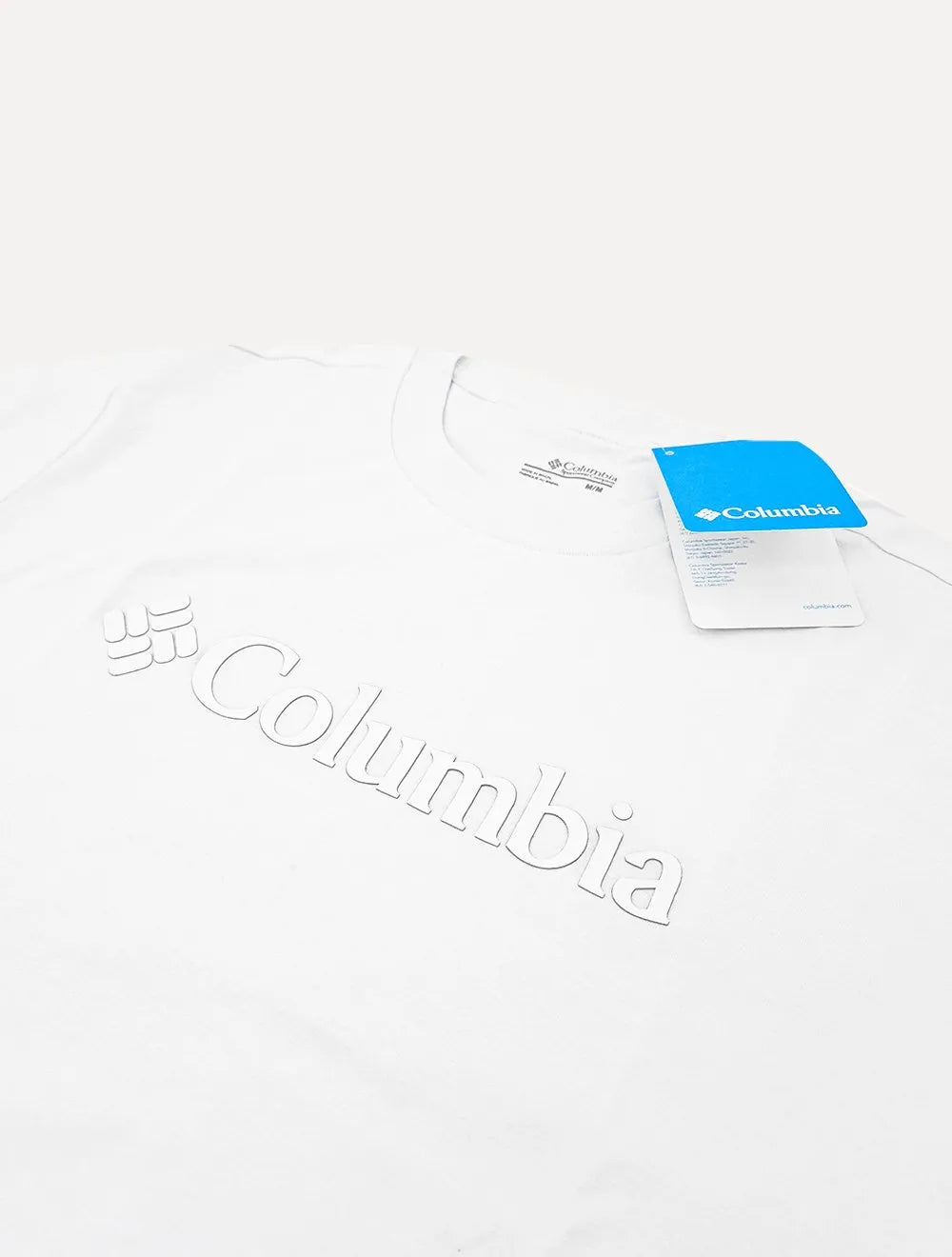 Camiseta Columbia Masculina Regular Logo Branded Shadow Branca