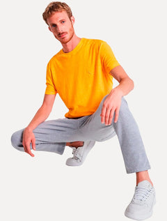 Camiseta Reserva Masculina Flamê Stone Amarela