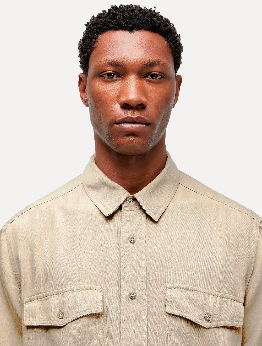 Camisa Osklen Masculina Used Utility Cáqui 