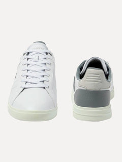 Tênis Lacoste Masculino Europa Pro V Plain Wht/Gry Cinza/Branco