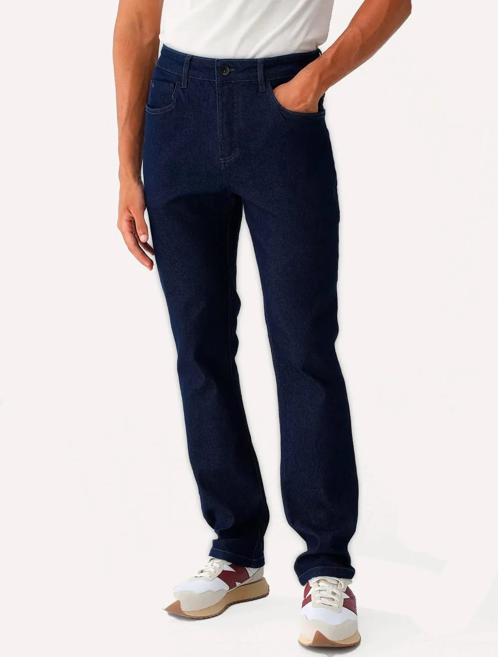 Calça Aramis Jeans Masculina Slim Índigo Blue Azul Escuro