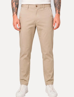 Calça K&J Black Masculina Travel Pack Tech Poliflex Cáqui Claro