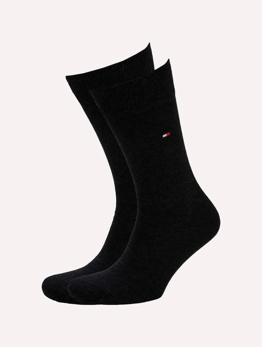 Meia Tommy Hilfiger Masculina Classic Long Preta Kit 2 Pares