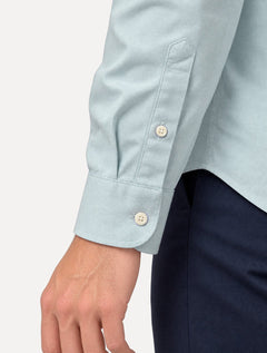 Camisa Levis Masculina Relaxed Oxford Authentic Button Up Azul Claro