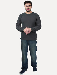 Suéter Dixen Masculino Tricot Nervura Ombro Chumbo