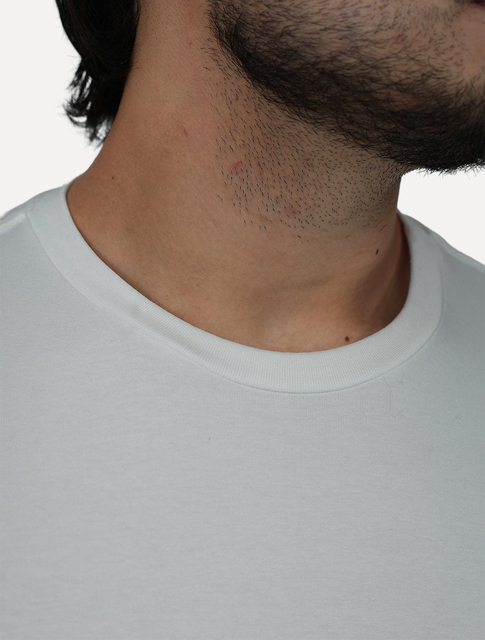 Camiseta King & Joe Masculina Premium Cotton Flex Estampada Off White