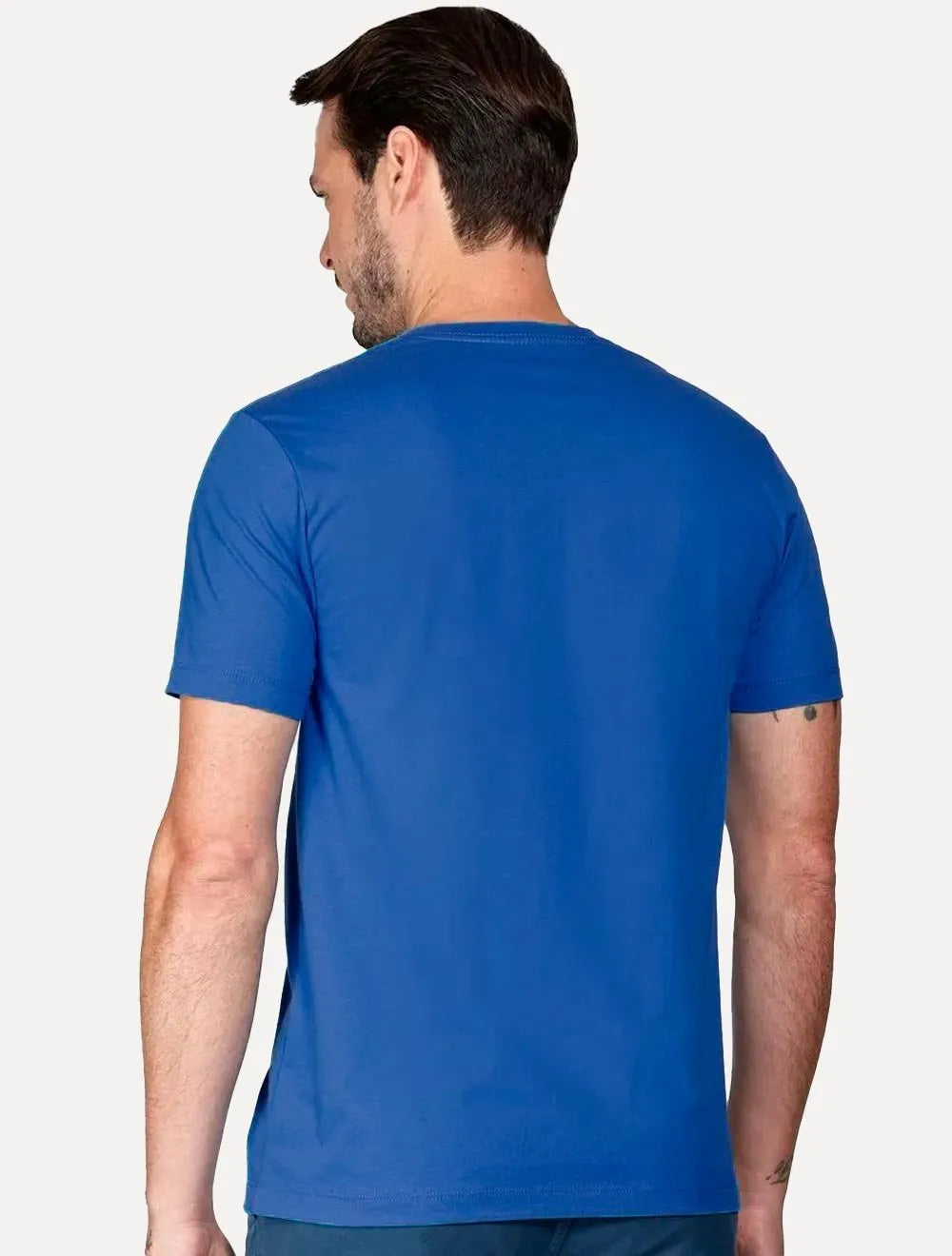 Camiseta Aramis Masculina Basic Mono Lisa Azul