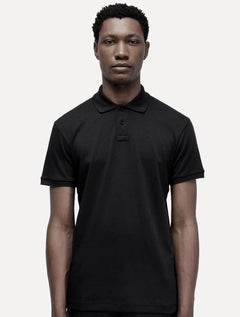 Polo Osklen Masculina Comfort Tridente Pure Touch Mono Logo Preta