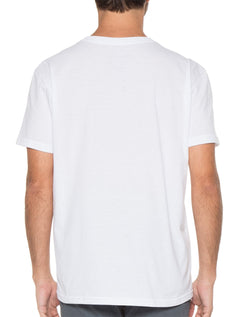 Camiseta Guess Masculina Denim Los Angeles Gradient Branca