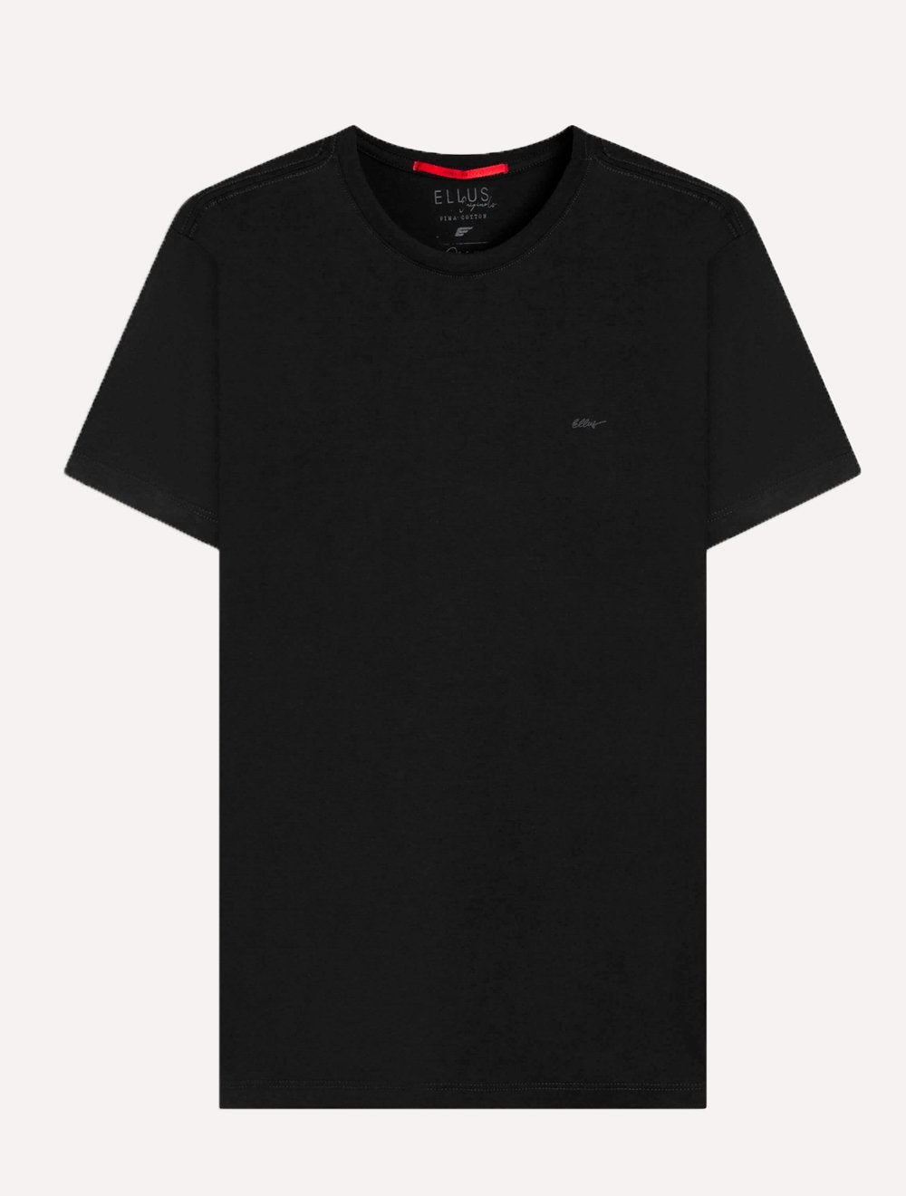 Camiseta Ellus Masculina Pima Cotton Signature Preta